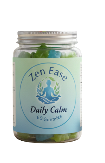 zen ease calm & relax formula gummies (1 bottle x 60 gummies) zen ease calm & relax formula gummies (1 bottle x 60 gummies)